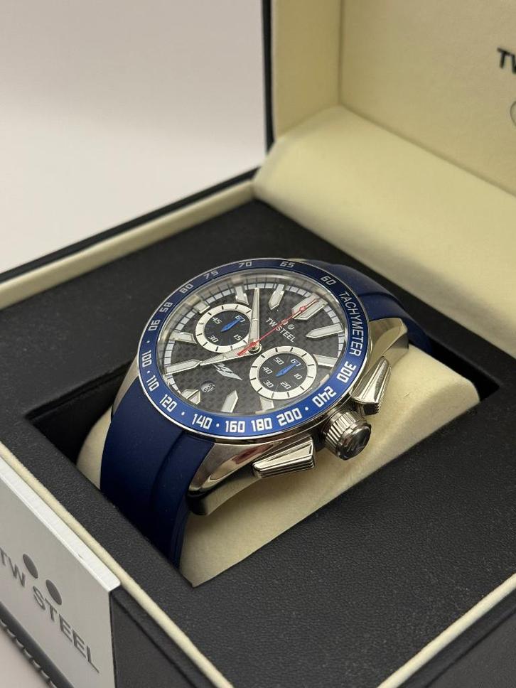 TW Steel GS4 Yamaha Factory Racing 42mm, Handtassen en Accessoires, Horloges | Heren, Zo goed als nieuw, Polshorloge, Overige merken