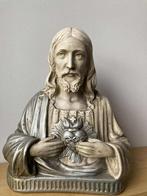 Borstbeeld Heilig Hart van Jezus (39 cm), Antiek en Kunst, Ophalen of Verzenden