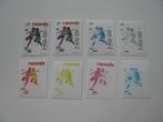 Buzin Rwanda Mexico 1986 kleurverloop (8) nieuw, Postzegels en Munten, Verzenden
