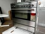 SMEG SNL81MFX5 gasfornuis met 5 branders, rvs, Ophalen, Gebruikt, 60 cm of meer, Grill