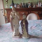 Jesus en maria beeldjes 30 en 22 cm hoog nog prachtig, Antiek en Kunst, Ophalen of Verzenden