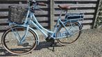 Cortina elektrische omafiets babyblauw met mandje+750wh batt, Fietsen en Brommers, Elektrische fietsen, Ophalen, Zo goed als nieuw