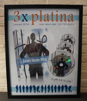 cadre 3 x platine en vente Geert Hoste - 52,5 cm x 42,5 cm disponible aux enchères