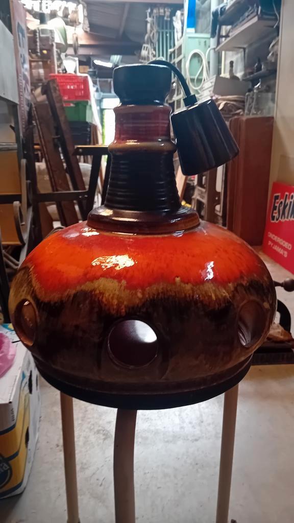Plafonlamp Keramiek, Antiek en Kunst, Antiek | Verlichting, Ophalen