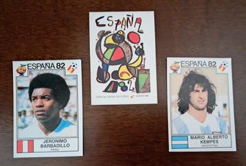 Panini WK Espana 82 3 stickers in  zeer goede staat beschikbaar voor biedingen
