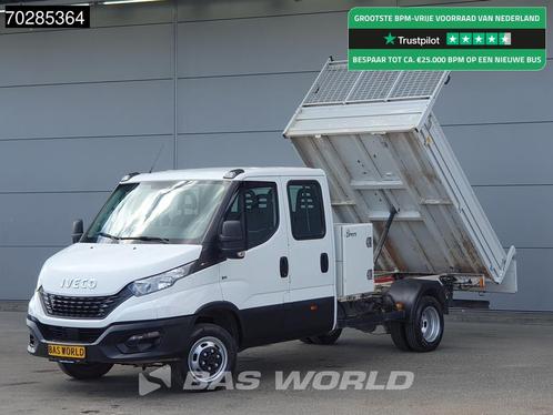 Iveco Daily 35C16 3.0L Open Laadbak met Kist Dubbel Cabine D, Auto's, Bestelwagens en Lichte vracht, Bedrijf, Te koop, Airconditioning