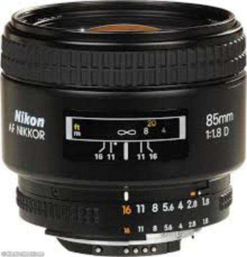 NIKON 85MM 1.8 AF-D, TV, Hi-fi & Vidéo, Photo | Lentilles & Objectifs, Utilisé, Téléobjectif, Enlèvement