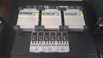 Behringer pakket Ultra-DI D100 en D120 6 stuks! beschikbaar voor biedingen