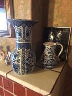 Delftse blauwe vazen, handpainted, Ophalen