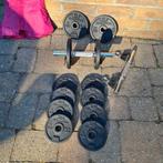 Halterset 4x2kg en 8x1kg schijven, Sport en Fitness, Ophalen, Zo goed als nieuw