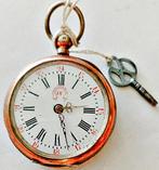 Montre poche à clef en argent galonné INIMITABLE EAF Roskopf, Ophalen of Verzenden, Gebruikt