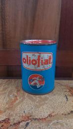 oliofiat blik 11,5cm hoog 8,5cm diameter, Ophalen of Verzenden, Gebruikt