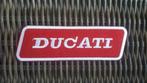 Emblème thermocollant Ducati - 118 x 37 mm, Neuf