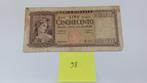 500 Lire Italia 1947, Verzenden, Italië, Los biljet
