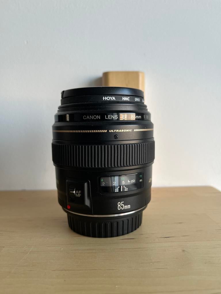 Canon EF 85mm f/1.8 USM ,Excellent état, + filtre HOYA, TV, Hi-fi & Vidéo, Appareils photo numériques, Comme neuf, Enlèvement
