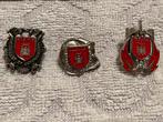 Collection de 3 Pin’s Pompiers de Mons Belgique, Comme neuf, Insigne ou Pin's