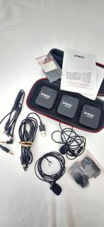 Micro sans fil SYNCO G1(A2) – Double émetteur + 1 récepteur, Ophalen of Verzenden, Zo goed als nieuw, Overige typen, Draadloos