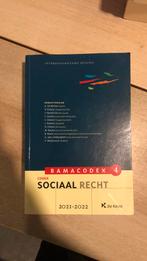 Bamacodex 4 Droit Social 2021-2022, Comme neuf, Autres matières, Autres niveaux, Enlèvement ou Envoi