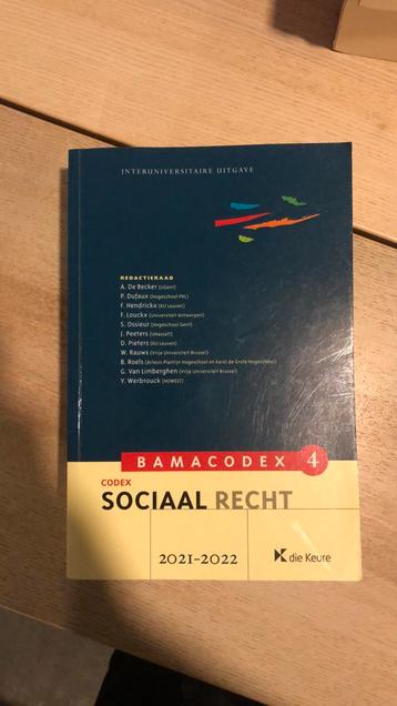 Bamacodex 4 Sociaal Recht 2021-2022