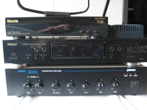 Amplificateur Paso 3000, installation et tuner de diffusion., TV, Hi-fi & Vidéo, Amplificateurs & Ampli-syntoniseurs, Comme neuf