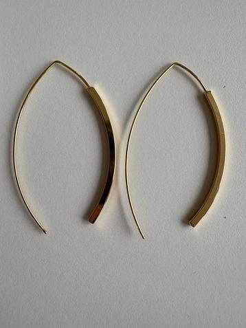 Minimalistische goudkleurige design oorbellen Heideman nieuw beschikbaar voor biedingen