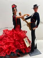 Vintage Spaanse 60’s flamencodansers merk Marin Chiclana, Verzamelen, Poppen, Ophalen of Verzenden, Zo goed als nieuw, Pop