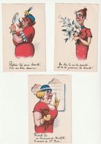 Lot 3 cartes Humour beauté femme (mégère, méchante...) EKO, Verzenden, Ongelopen, Overige thema's