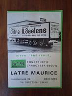 Brochure Latre Maurice / Gits  - jaren' 70, Boeken, Overige merken, Ophalen of Verzenden, Zo goed als nieuw