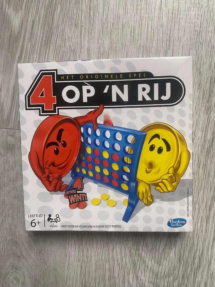 4 op ‘n rij Hasbro Gaming – Nieuw in verpakking, Hobby en Vrije tijd, Gezelschapsspellen | Bordspellen, Nieuw, Een of twee spelers