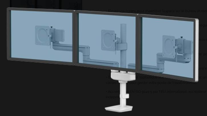 Drievoudige IT-monitorarmen tot 32 inch, Computers en Software, Monitoren, Ophalen