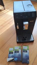 Philips HD8825 Espresso machine + Saeco onderhoudskit!, Ophalen, Afneembaar waterreservoir, Espresso apparaat, Koffiebonen