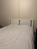Bed, Ophalen, Wit, Tweepersoons, Zo goed als nieuw