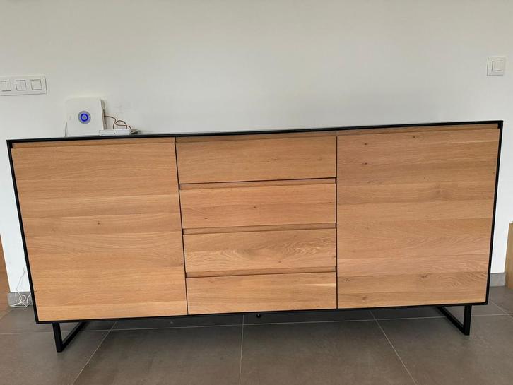 Te koop: 5 delig houten salon meubels, Huis en Inrichting, Kasten | Dressoirs, Zo goed als nieuw, Ophalen