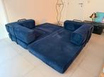 Designer Slaapbank, Ophalen of Verzenden, Zo goed als nieuw, Blauw, 200 cm