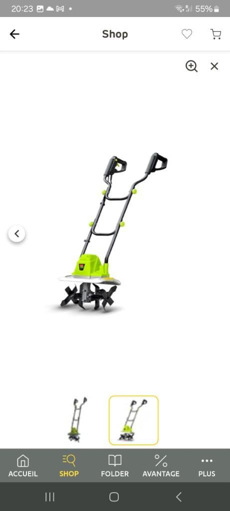 Motobineuse, Doe-het-zelf en Bouw, Gereedschap | Freesmachines, Zo goed als nieuw, Elektrisch, Overige soorten, Ophalen of Verzenden