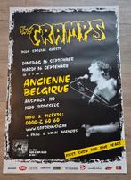 Affiche du concert The Cramps -AB- Ancienne Belgique Bruxell, Enlèvement ou Envoi, Comme neuf, Musique