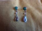 Paire de boucles d'oreilles vintage fantaisie 1980, Handtassen en Accessoires, Oorbellen, Ophalen of Verzenden