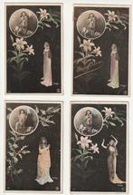 Lot 12 kaarten REUTLINGER Vrouw actrice bloemen kind, Verzamelen, Postkaarten | Themakaarten, Verzenden, Gelopen, Sterren en Beroemdheden