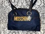 Sac MOSCHINO vintage bleu marine impeccable, Comme neuf, Bleu, Enlèvement ou Envoi