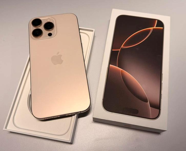 Iphone 16 pro max 1TB met accessoires, Telecommunicatie, Mobiele telefoons | Apple iPhone, Zo goed als nieuw, 1 TB, Zonder abonnement