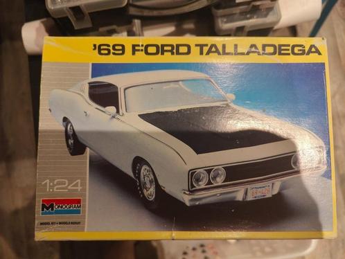 Monogram '69 Ford Talladega, Hobby en Vrije tijd, Modelbouw | Auto's en Voertuigen, Nieuw, Auto, Groter dan 1:32, Monogram, Ophalen of Verzenden