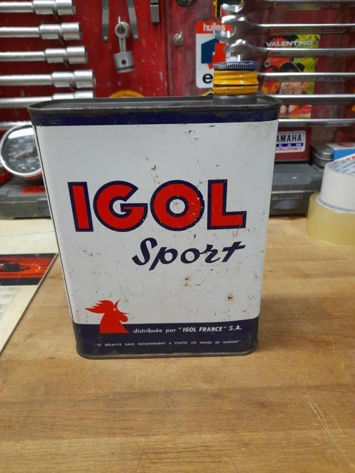 oud, leeg, oliekankje, igol, sport, Verzamelen, Blikken, Gebruikt, Overige, Overige merken, Verzenden