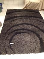 Nieuw hoogpolig tapijt handmade - 165x230cm, Maison & Meubles, Ameublement | Tapis & Moquettes, Enlèvement ou Envoi, Noir, Neuf