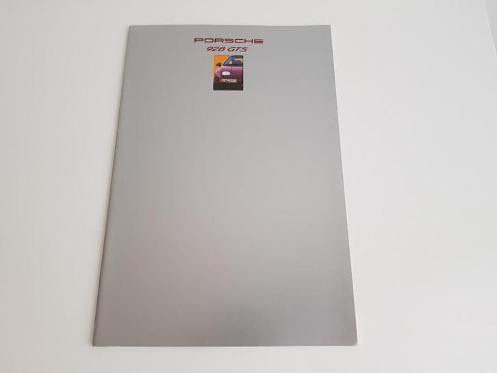 PORSCHE - 928 GTS brochure + Datenblatt - 1992, Boeken, Auto's | Folders en Tijdschriften, Porsche, Verzenden