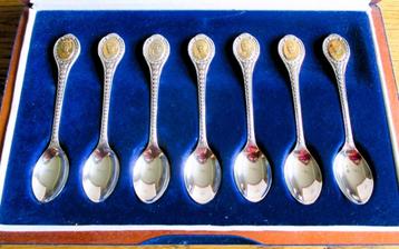 Massief zilver 925 "Kings and Queens of Europe" beschikbaar voor biedingen
