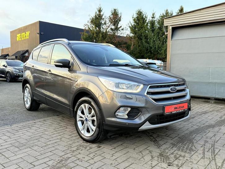 Ford Kuga Titanium 1.5i 1j garantie 2018 Nette staat, Autos, Ford, Entreprise, Achat, Kuga, Air conditionné, Essence, Gris, Cuir