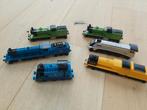 Set van 6 plastic Thomas de trein treintjes, Kinderen en Baby's, Ophalen of Verzenden, Zo goed als nieuw
