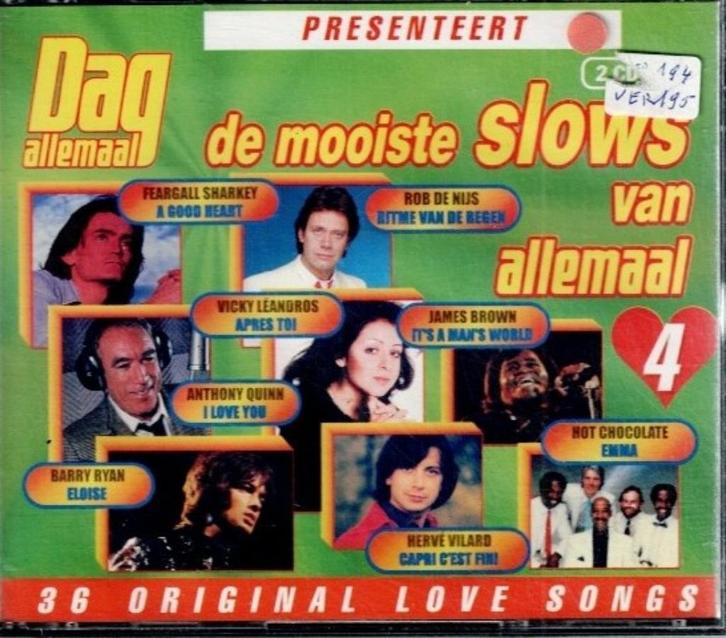 2 x cd   -   De Mooiste Slows Van Allemaal - 4, Cd's en Dvd's, Cd's | Overige Cd's, Ophalen of Verzenden