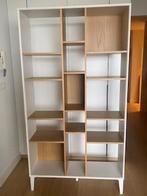 Bibliothèque blanche et chêne, Maison & Meubles, 25 à 50 cm, Utilisé, 50 à 100 cm, Chêne