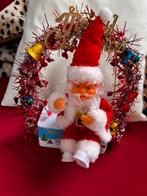 Kleine kerstman met muziek en lichten die aan gaan, Diversen, Kerst, Ophalen of Verzenden, Zo goed als nieuw